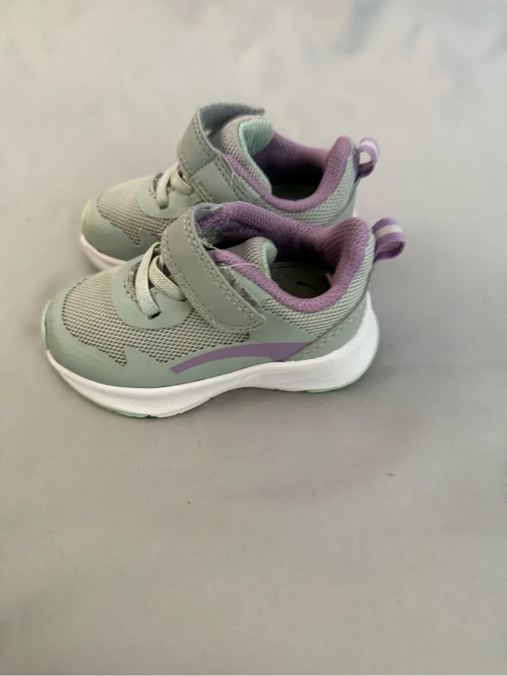 2 Pair Toddler Sneakers-Nike and Athletic Works - Velcro Strap size 4